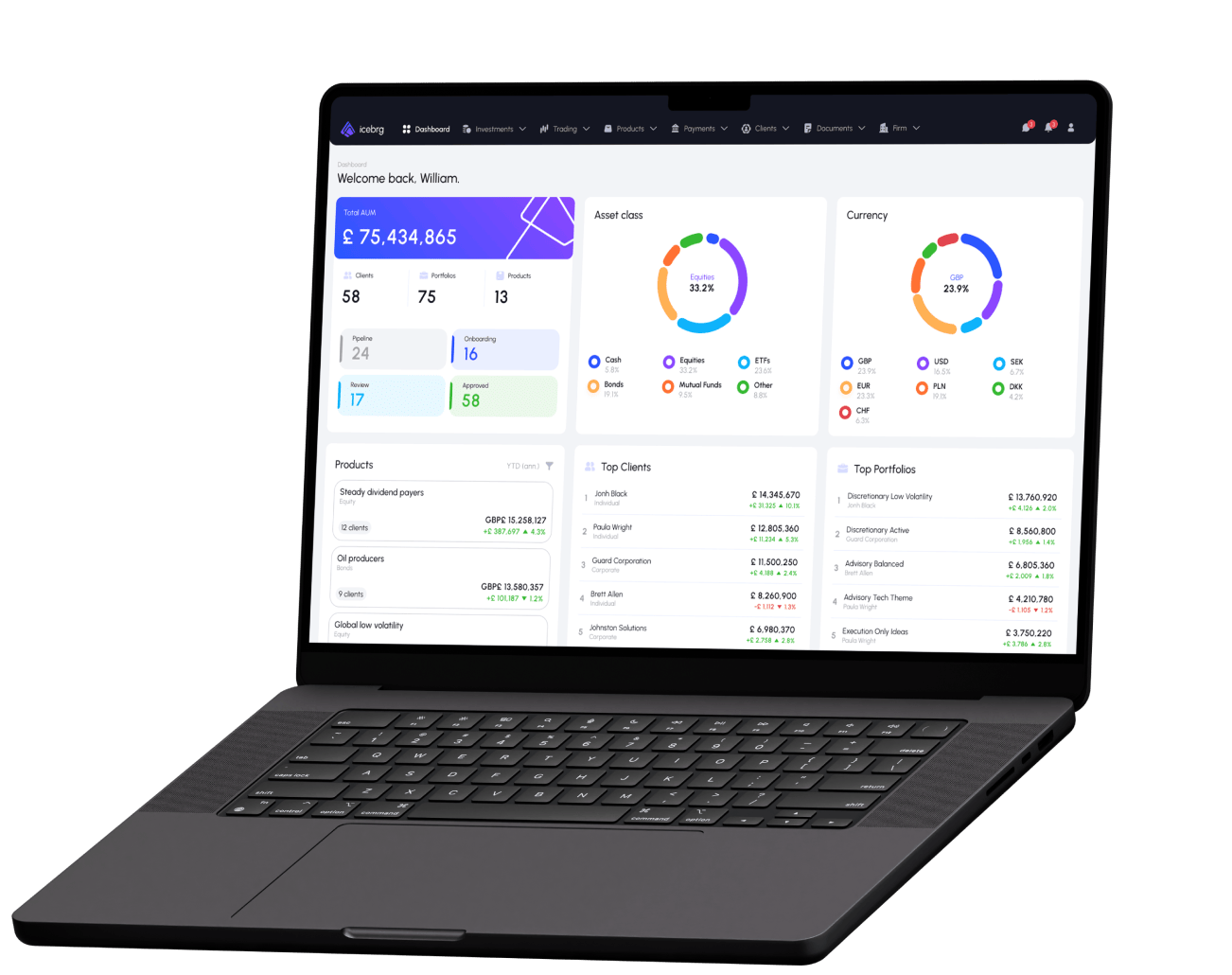 Client relationship management